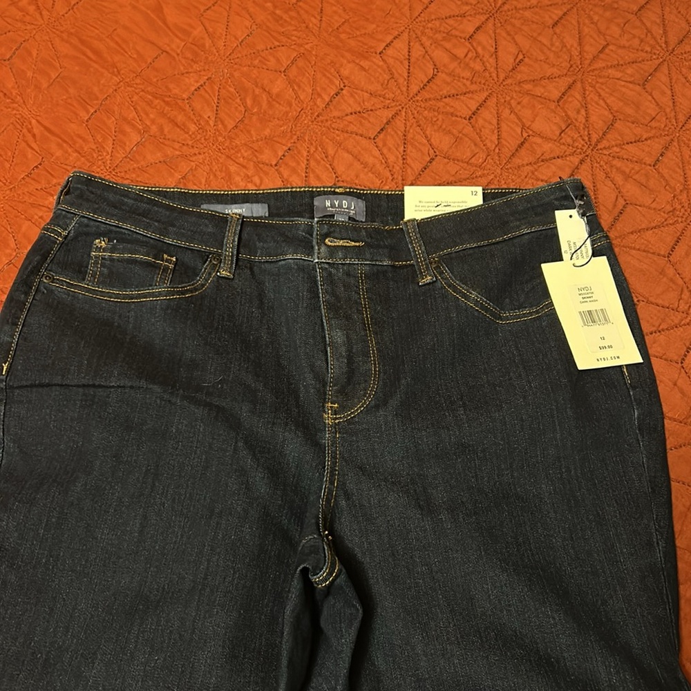 NYDJ Blue Skinny Jeans